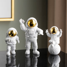 Load image into Gallery viewer, Astronaut on Moon Figurines
