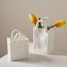 Load image into Gallery viewer, Ceramic Bag Shaped Vase