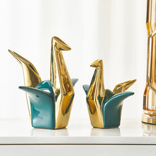 Load image into Gallery viewer, Ceramics Abstract Elephant & Papercrane