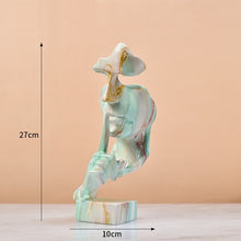 Load image into Gallery viewer, Silent is Gold (Marble Texture Edition)