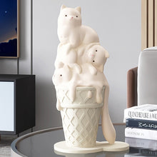 Load image into Gallery viewer, Ice Cream Cat Decor