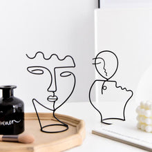 Load image into Gallery viewer, Abstract Face Ornament Decor