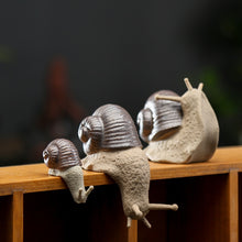 Load image into Gallery viewer, Ceramic Snail Ornament