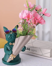 Load image into Gallery viewer, Cool Frenchie Statue Vase