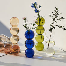 Load image into Gallery viewer, Stacked Sphere Glass Vase