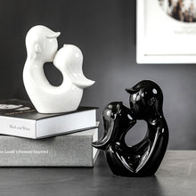 Load image into Gallery viewer, Ceramic Abstract Couple Ornament
