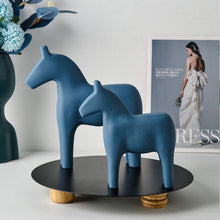 Load image into Gallery viewer, Wooden Minimalist Horse Figurine
