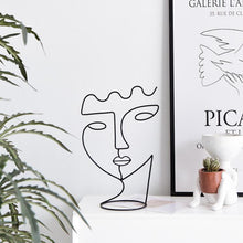 Load image into Gallery viewer, Abstract Face Ornament Decor