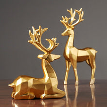 Load image into Gallery viewer, Geometric Reindeer Sculptures