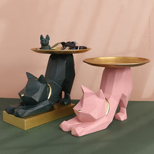 Load image into Gallery viewer, Geometric Cat Key Tray