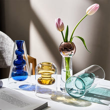 Load image into Gallery viewer, Nordic Dual Color Transparent Vase