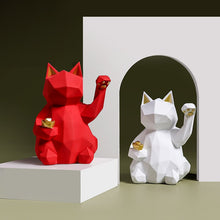 Load image into Gallery viewer, Geometric Maneki Cat