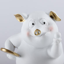 Load image into Gallery viewer, Cartoon Pig Figurines