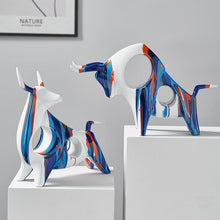 Load image into Gallery viewer, Street Graffiti Bull Sculptures