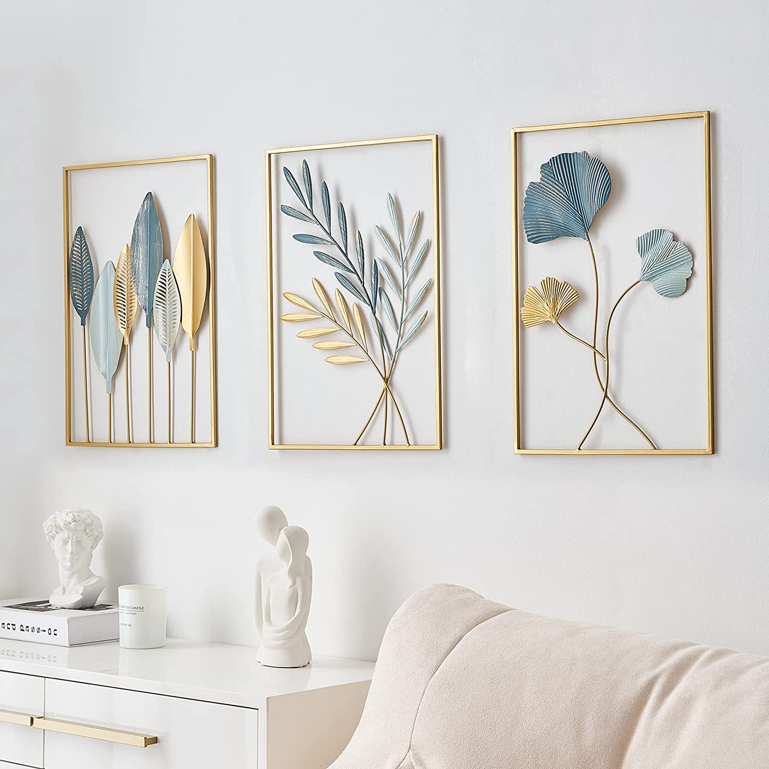 Metal Leaf Wall Decor Arte Attic