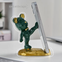 Load image into Gallery viewer, Geometric Bear Phone Holder