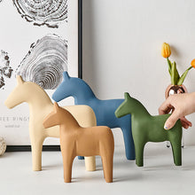Load image into Gallery viewer, Wooden Minimalist Horse Figurine