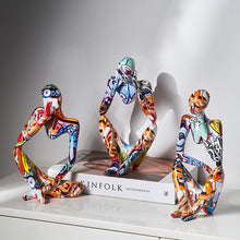 Load image into Gallery viewer, Graffiti Bookshelf Thinker