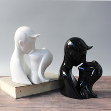 Load image into Gallery viewer, Ceramic Abstract Couple Ornament