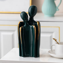 Load image into Gallery viewer, Ceramic Abstract Lover Ornament