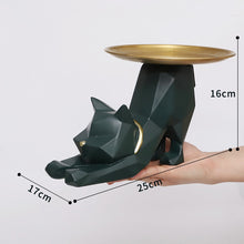 Load image into Gallery viewer, Geometric Cat Key Tray