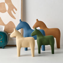 Load image into Gallery viewer, Wooden Minimalist Horse Figurine