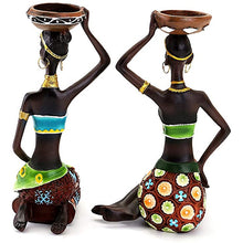 Load image into Gallery viewer, Tribal African Candle Holder