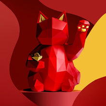Load image into Gallery viewer, Geometric Maneki Cat