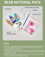 Load image into Gallery viewer, DIY Bear Figurine Keychain