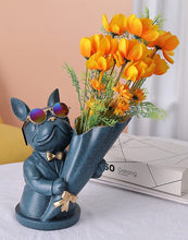 Load image into Gallery viewer, Cool Frenchie Statue Vase