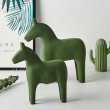 Load image into Gallery viewer, Wooden Minimalist Horse Figurine