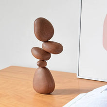 Load image into Gallery viewer, Wooden Magnetic Balance Stones