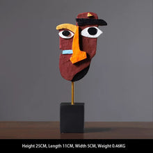 Load image into Gallery viewer, Abstract Face Art Sculpture