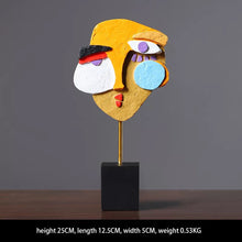 Load image into Gallery viewer, Abstract Face Art Sculpture
