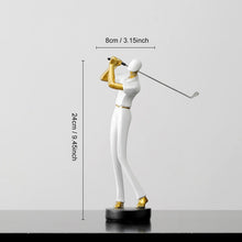 Load image into Gallery viewer, Abstract Golfer figurines
