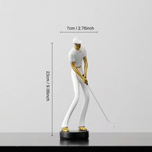 Load image into Gallery viewer, Abstract Golfer figurines