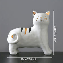 Load image into Gallery viewer, Ceramic Cat Vase Decor