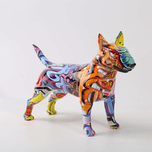 Load image into Gallery viewer, Graffiti Bull Terrier Statuette
