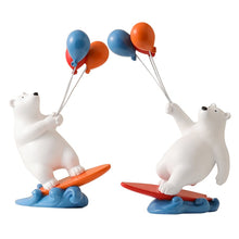 Load image into Gallery viewer, Balloon Polar Bear Surfer