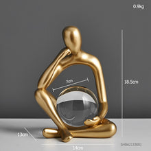 Load image into Gallery viewer, Abstract Decor Figurines