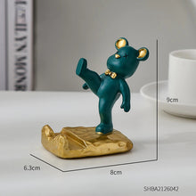 Load image into Gallery viewer, Geometric Bear Phone Holder