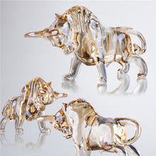 Load image into Gallery viewer, Crystal Bull Figurine