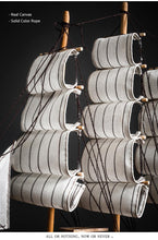 Load image into Gallery viewer, Retro Wooden Handmade Sailboat Miniature