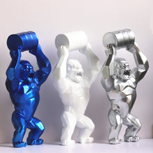 Load image into Gallery viewer, Geometric Mad King Kong Statue