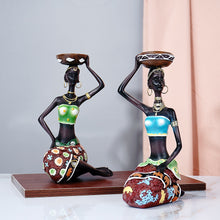 Load image into Gallery viewer, Tribal African Candle Holder
