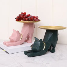 Load image into Gallery viewer, Geometric Cat Key Tray