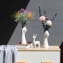 Load image into Gallery viewer, Vintage Hand Shaped Vase