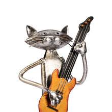 Load image into Gallery viewer, Metal Cat Musical Band