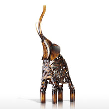 Load image into Gallery viewer, Metal Raging Wildlife Sculpture
