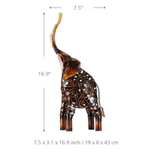 Load image into Gallery viewer, Metal Raging Wildlife Sculpture